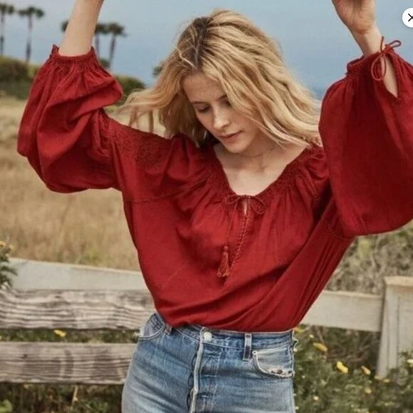 Doen Source Embroidered Gauze Top - Picture 5 of 6